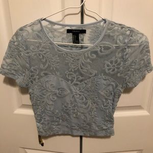 Forever 21 Blue Shirt